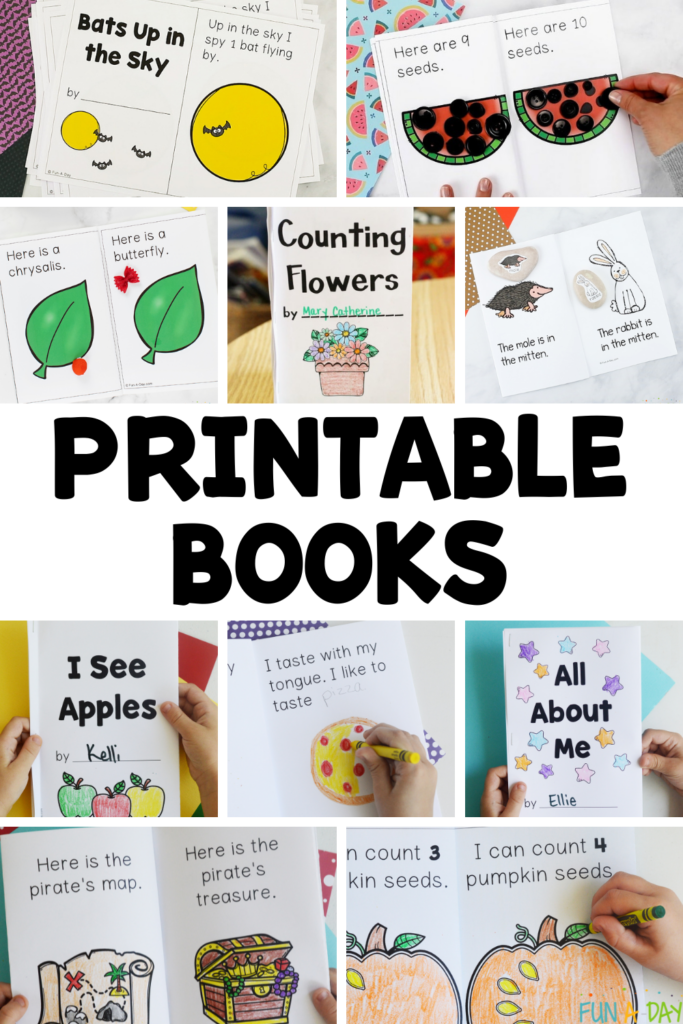 Printable Books For Preschool And Kindergarten Fillable Form 2025