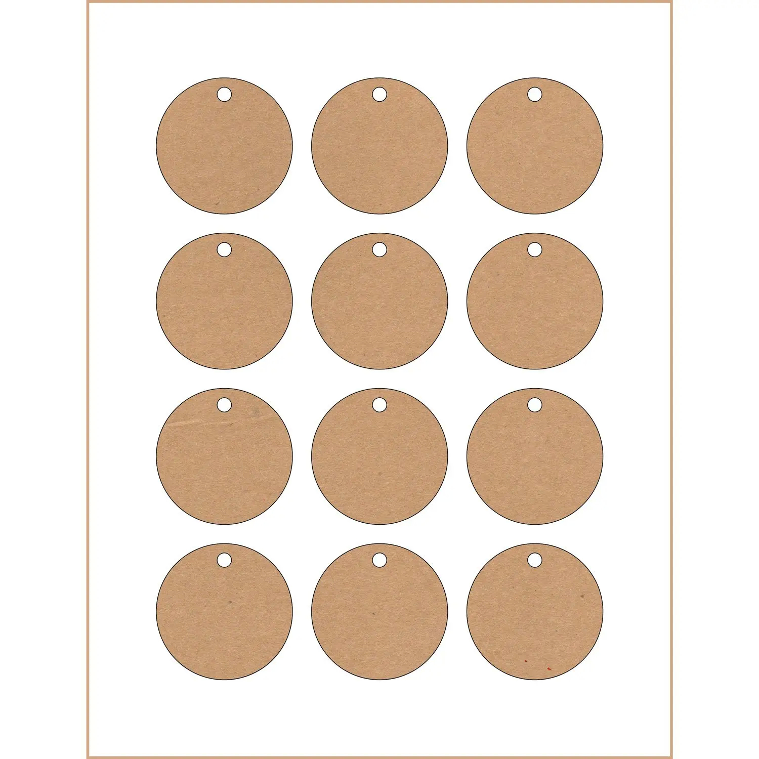 Printable Cardstock Tags