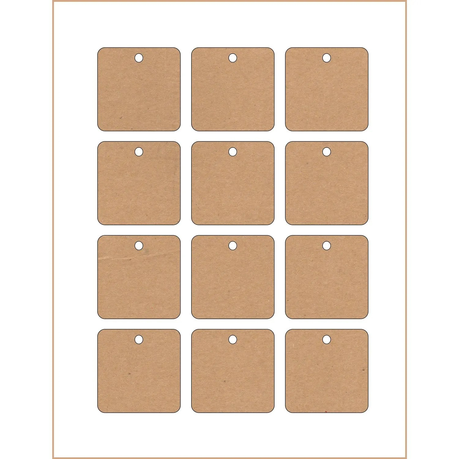 Printable Cardstock Tags