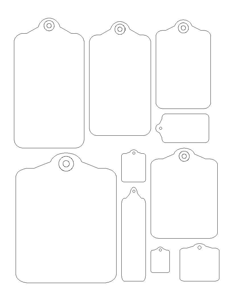 Printable Cardstock Tags