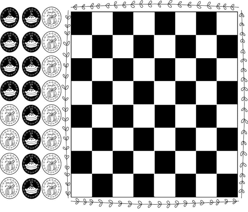 Printable Checkerboard Game Pieces Free Download And Print For You