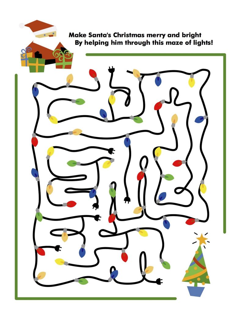 Free Christmas Printable Activities For Kids - Printable Templates