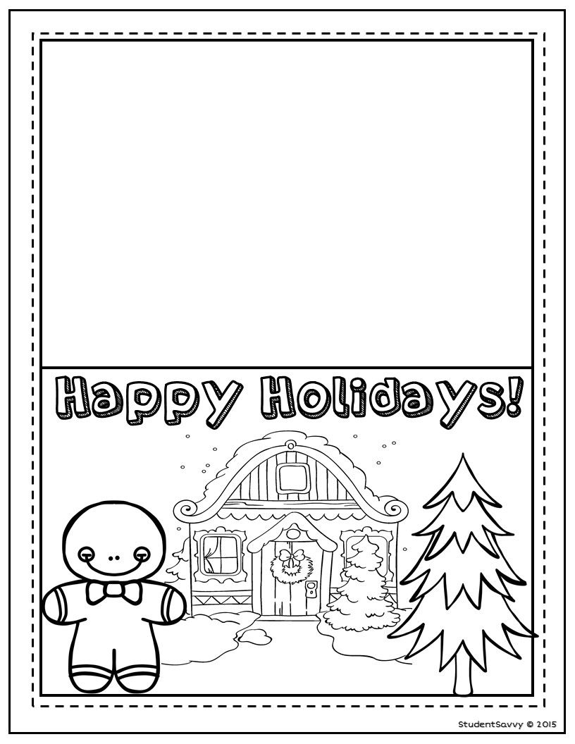 printable holiday cards for kids