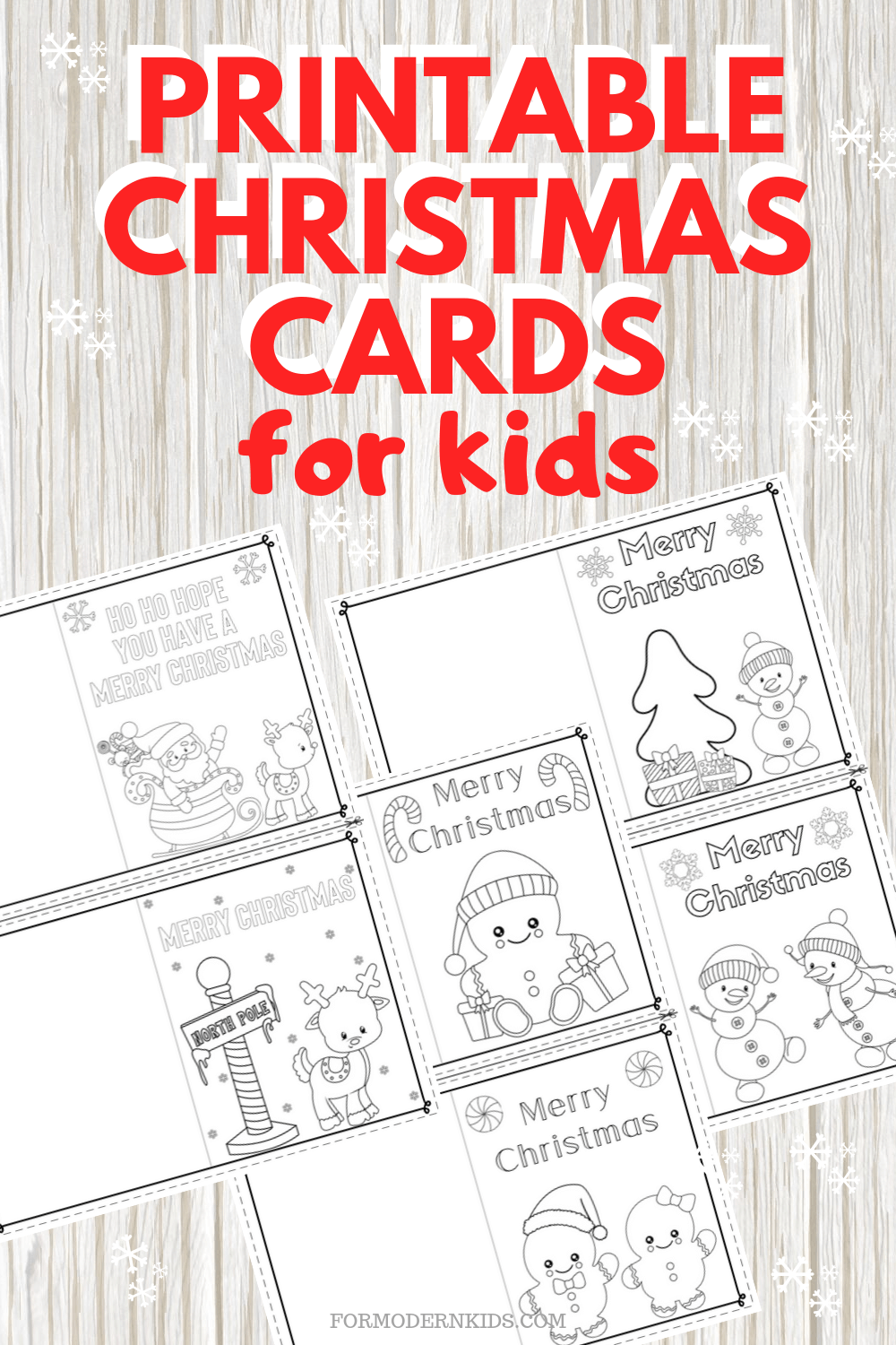 Printable Christmas Cards For Students
