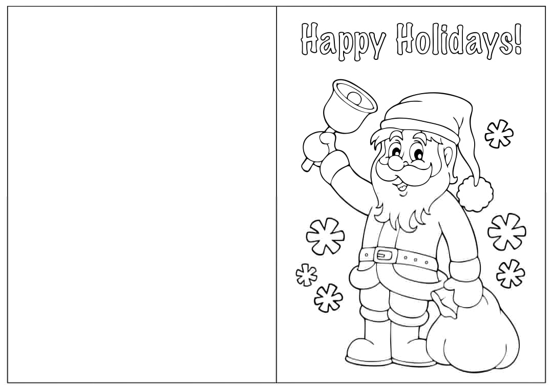 printable christmas cards for kids