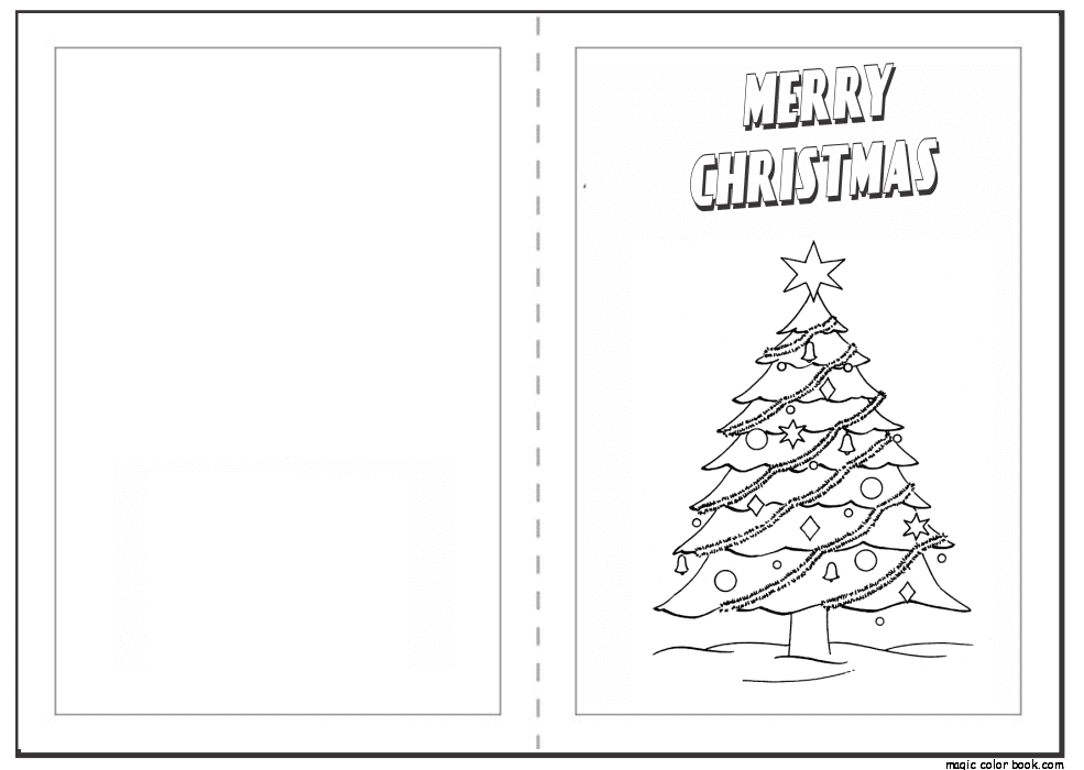 printable holiday cards to color pdf