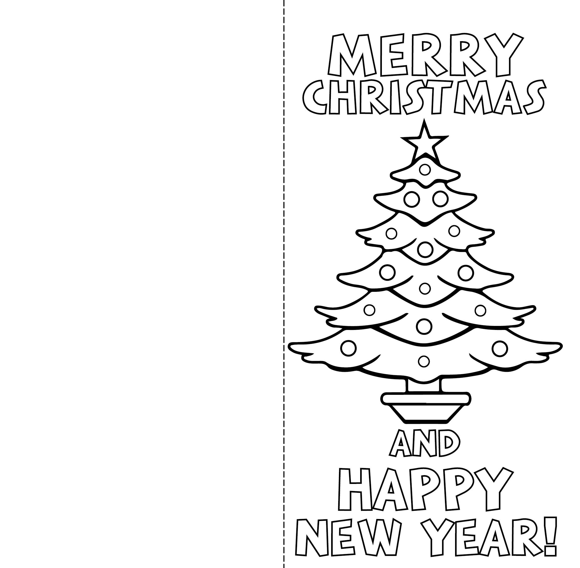 Printable Christmas Coloring Cards Christmas Cards Kids Christmas 