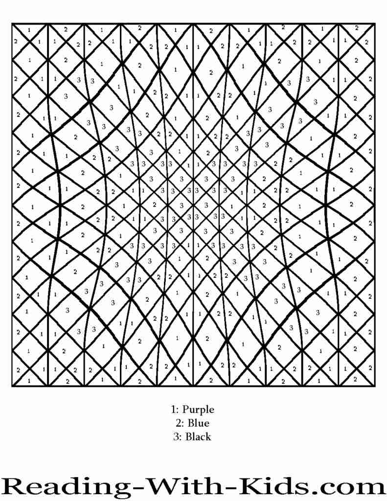 Printable Color By Number Coloring Pages For Adults At GetDrawings