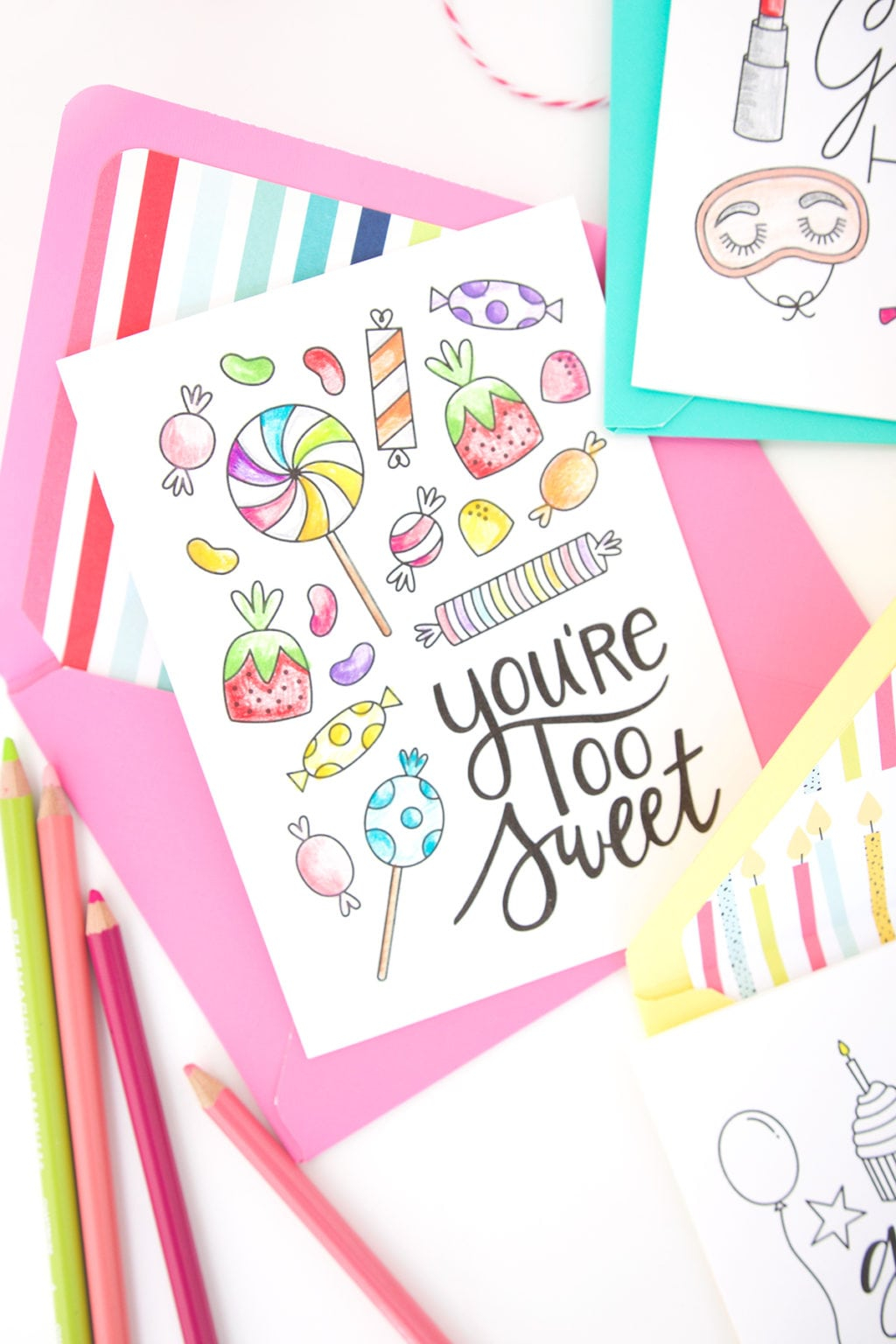 printable coloring greeting cards