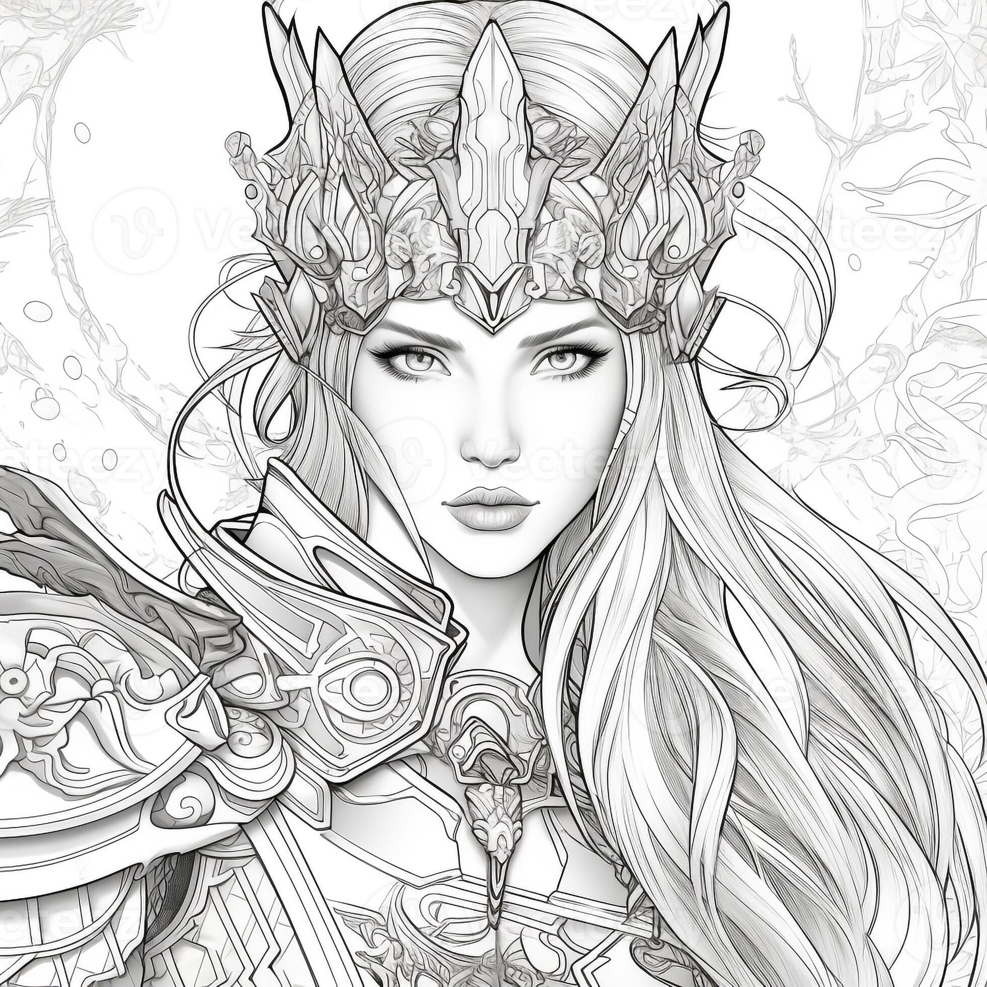 Printable Coloring Pages Fantasy Coloring Pages Fantasy Cat Animals 