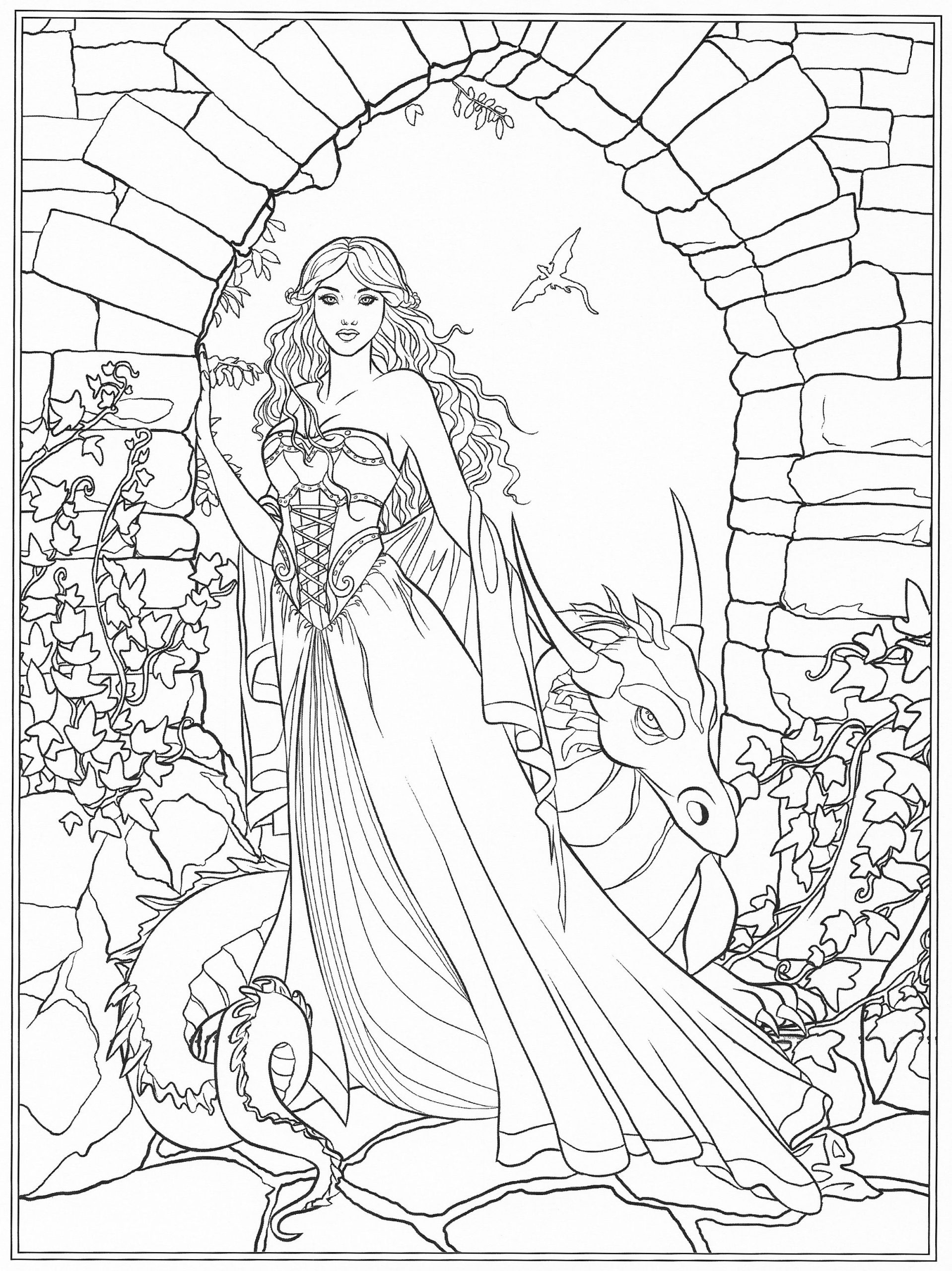 Printable Coloring Pages Fantasy Printable Template Calendar