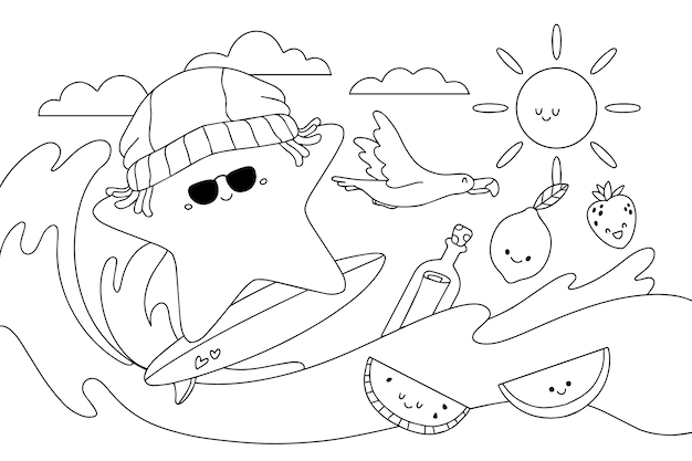 printable coloring pages for kids free pdf