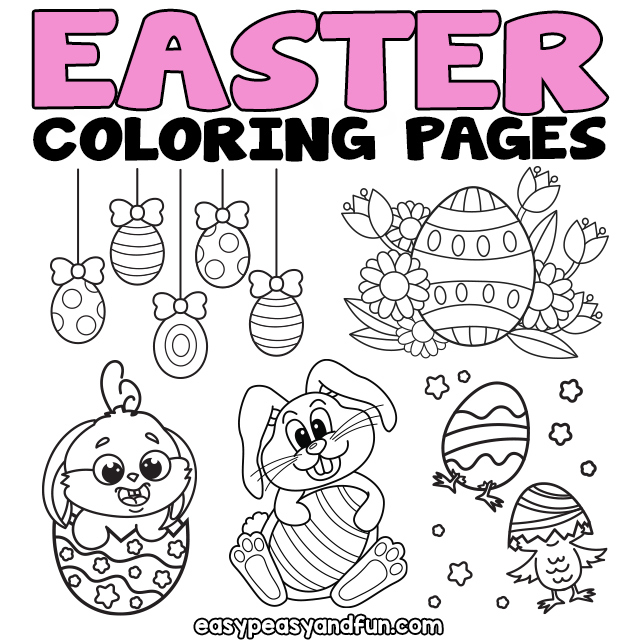 printable coloring pages for kids easter