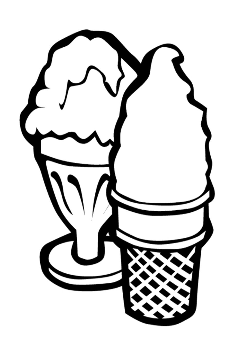 Printable Coloring Pages Ice Cream