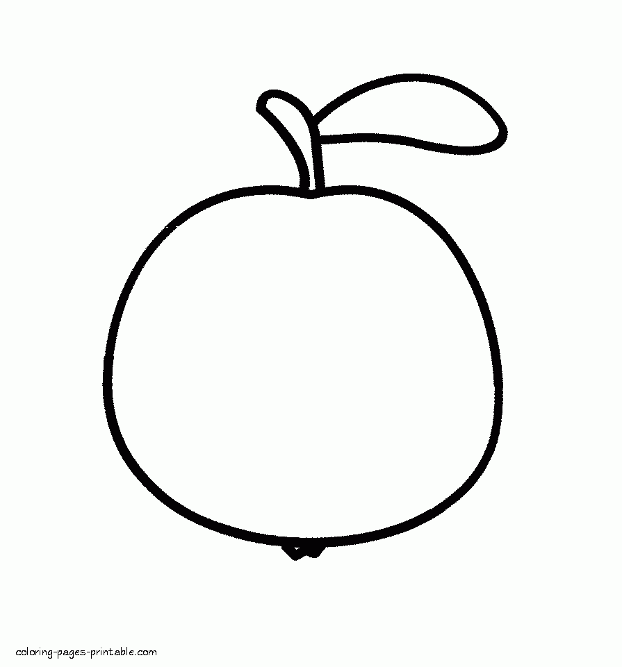 Printable Coloring Pages Of Fruits And Vegetables COLORING PAGES 