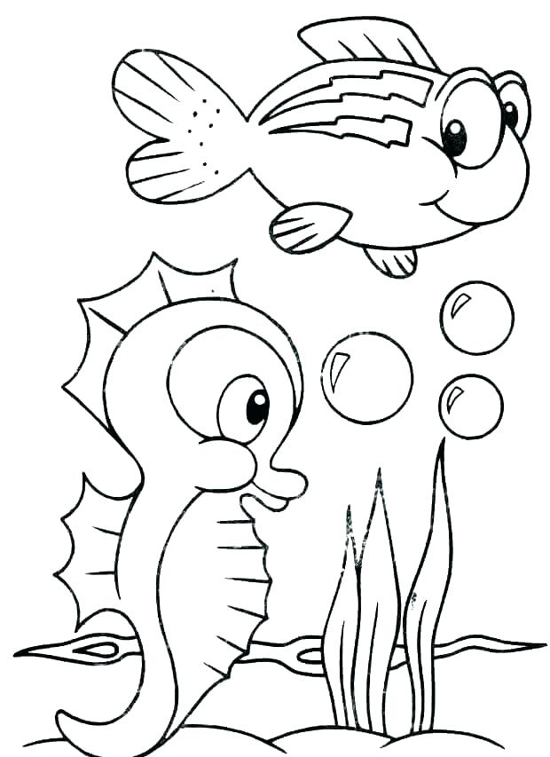 Printable Coloring Pages Sea Animals Coloring Pages