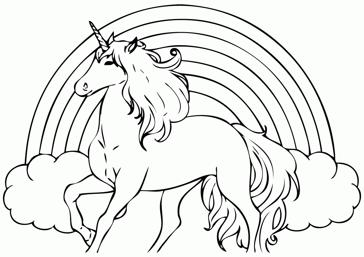 Printable Coloring Pages Unicorn Coloring Home