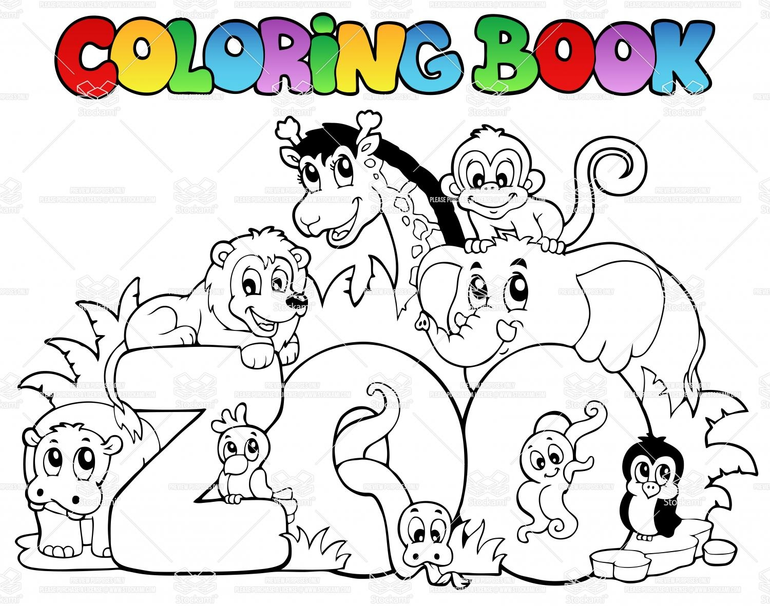 Printable Coloring Pages Zoo Animals
