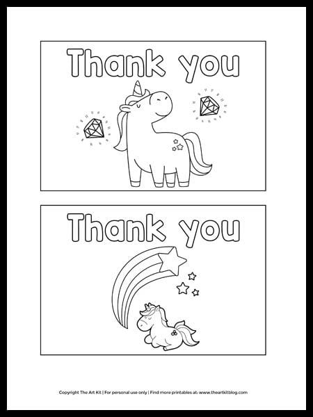 Printable Coloring Thank You Cards For Teachers Free Printable Templates
