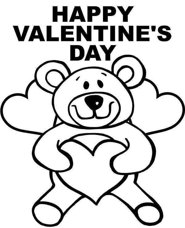 printable coloring valentines day cards free