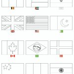 Printable Country Flags Coloring Pages