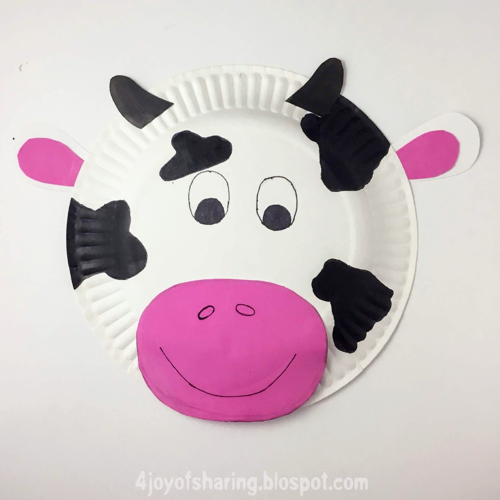 Printable Cow Craft Template