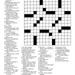 Printable Crosswords For Adults Free Printable Crossword Puzzles Free