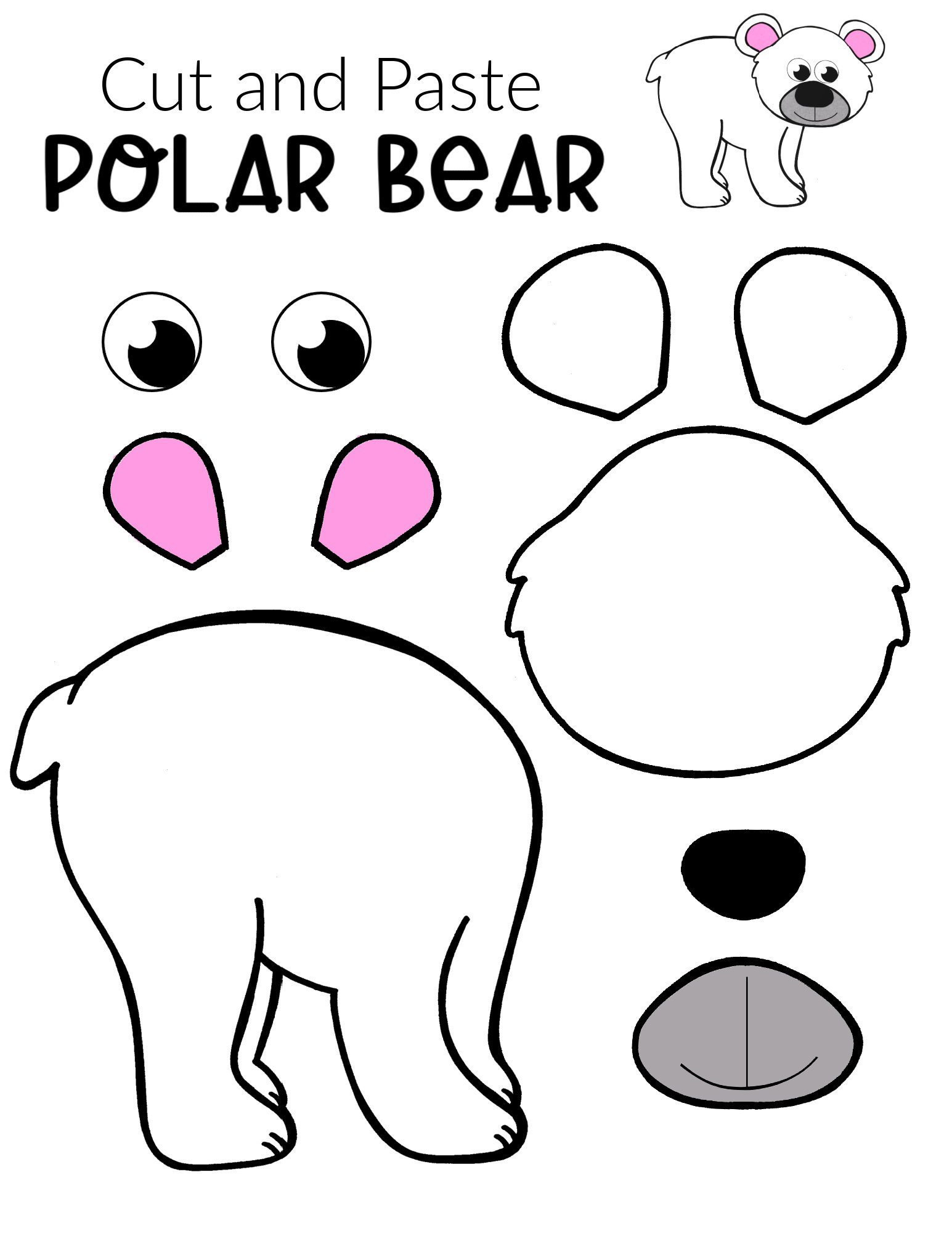 free printable animal craft