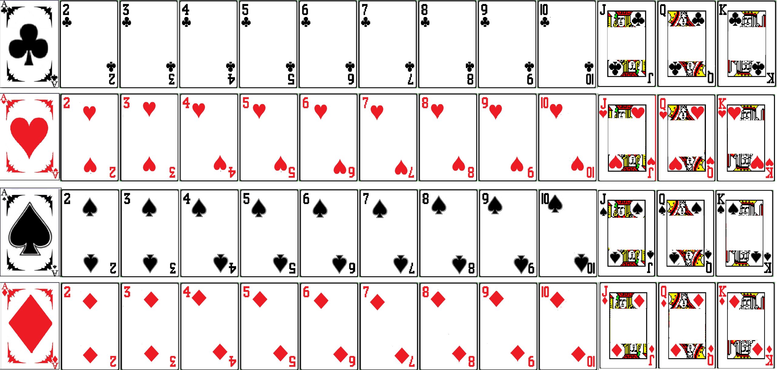 Printable Deck Of Cards TheBeautyJoy