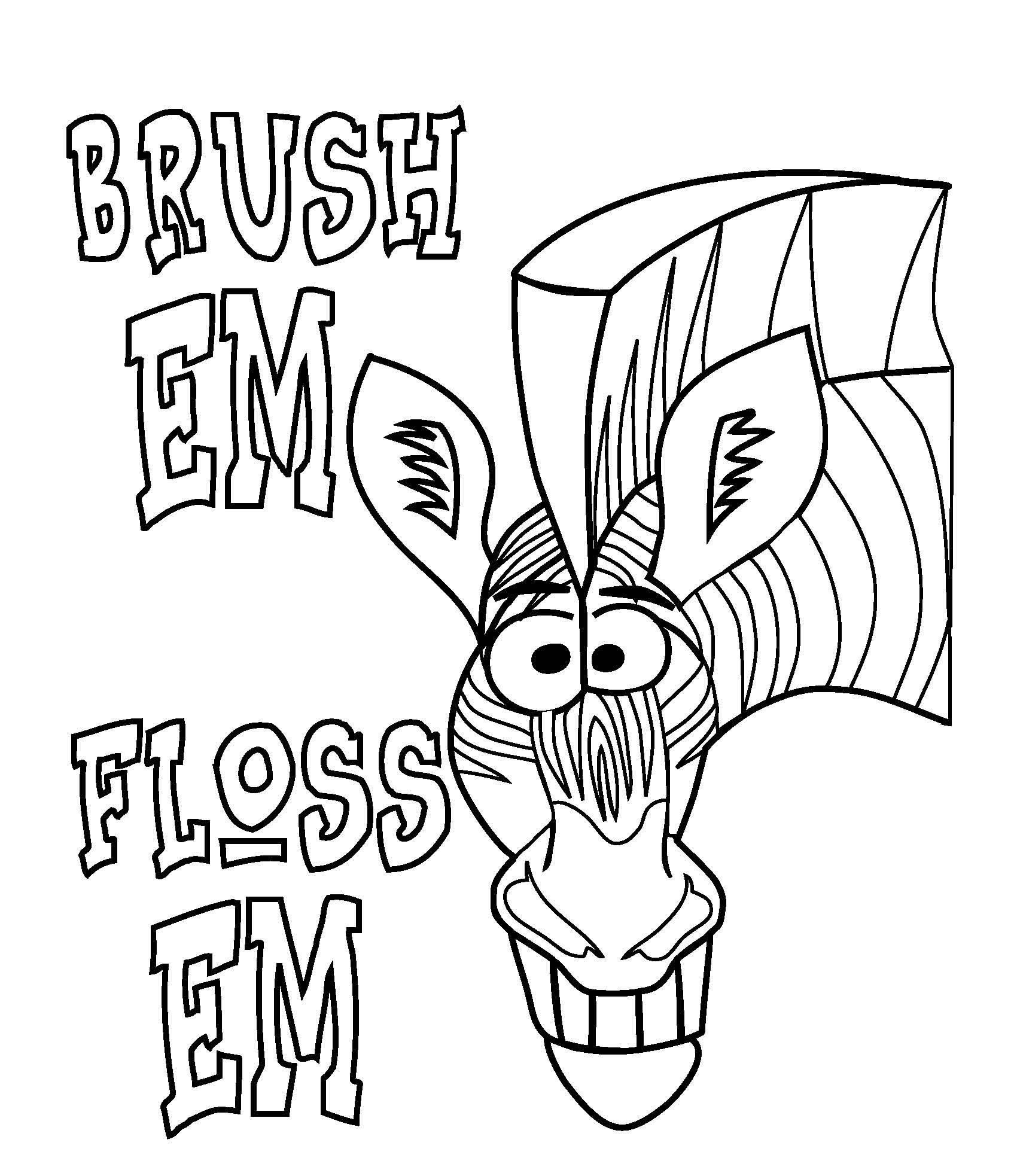 Printable Dental Coloring Pages For Kids Coloring Home