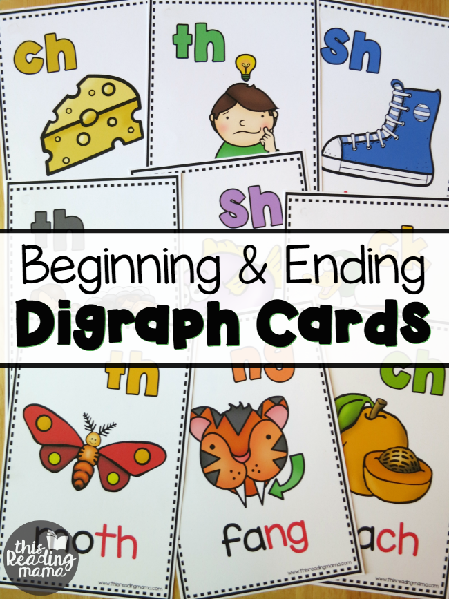 Printable Digraph Cards