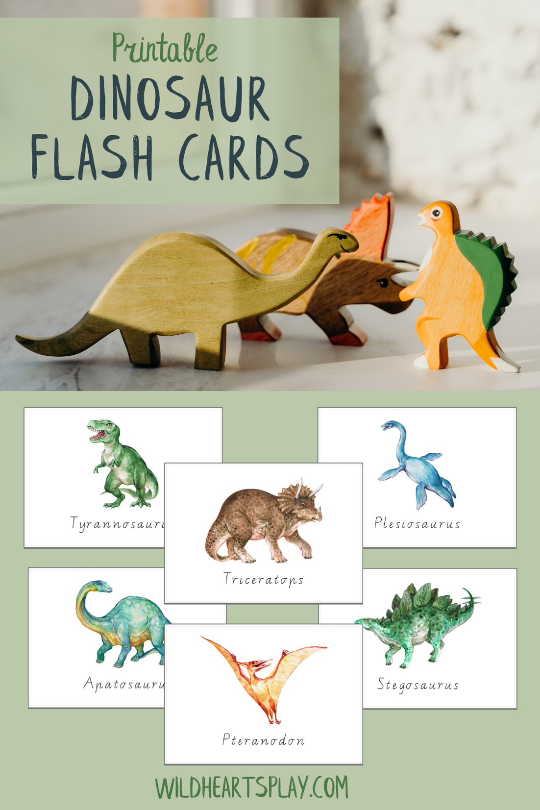Printable Dinosaur Cards
