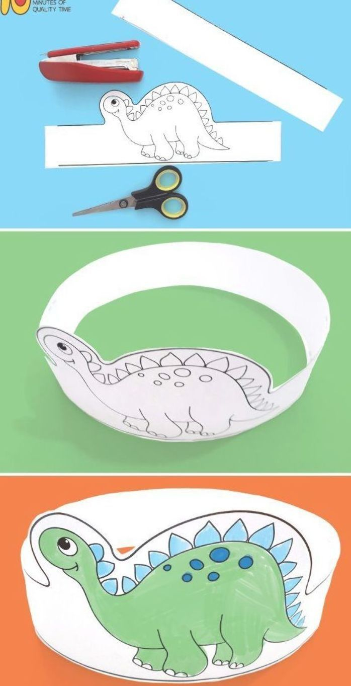 dinosaur crafts for toddlers printable