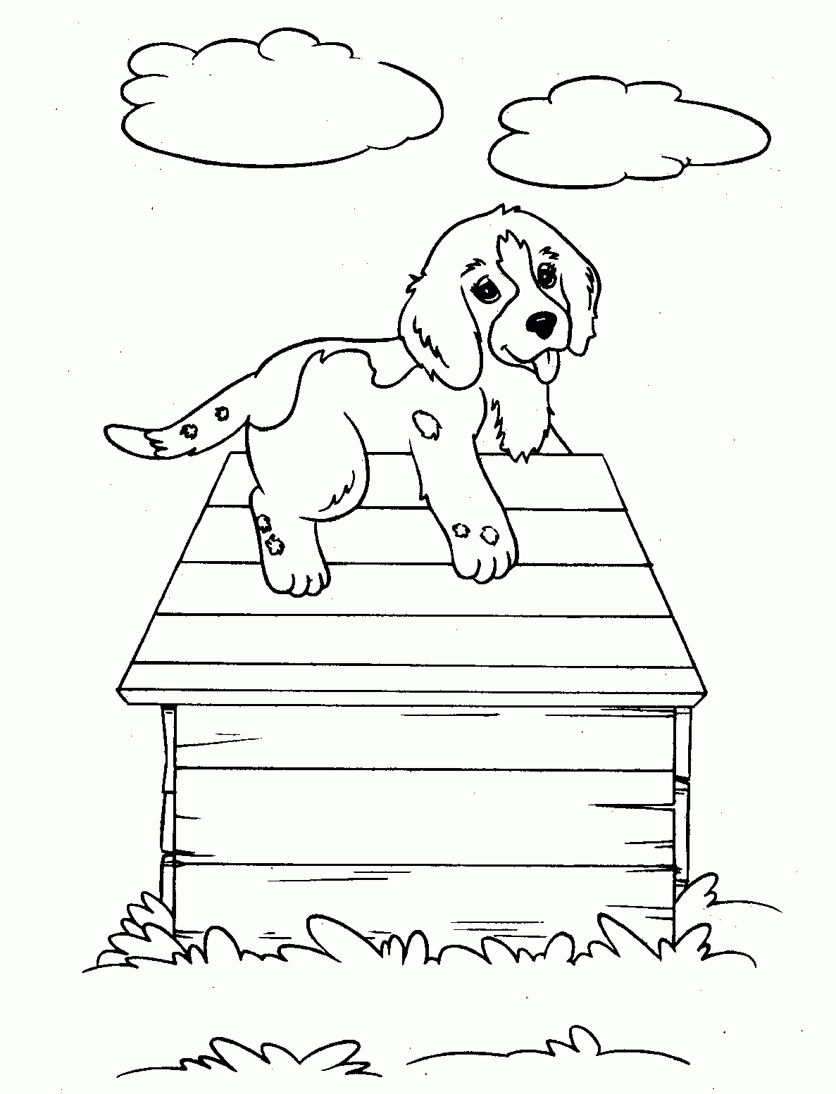 Printable Dog Coloring Page