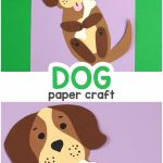 Printable Dog Paper Craft Easy Peasy And Fun