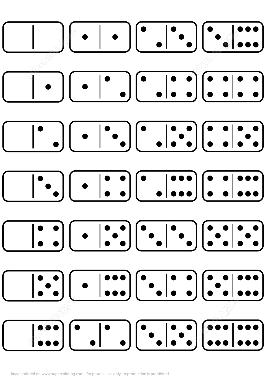 Printable Dominoes Printable Word Searches