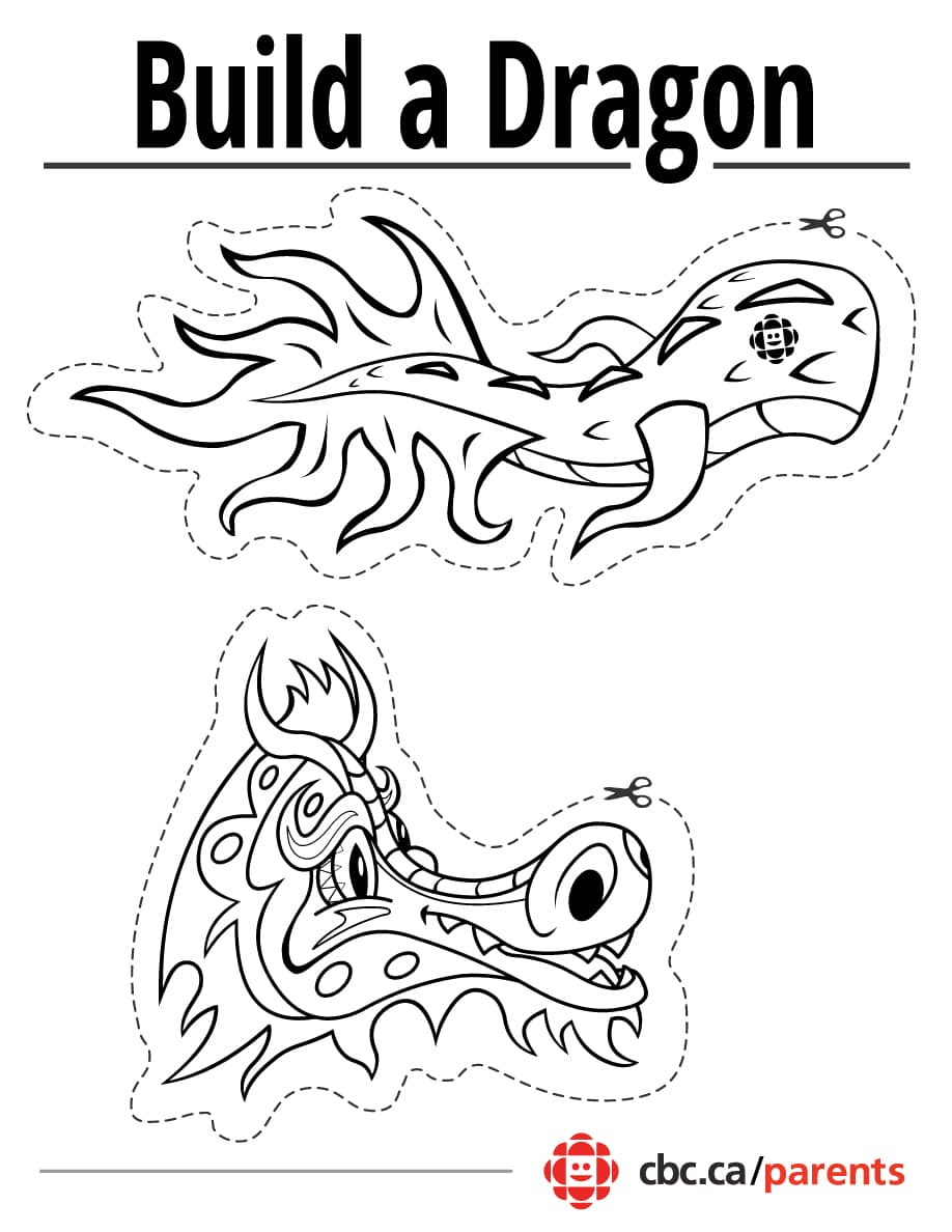 Printable Dragon Craft Template Printable Templates