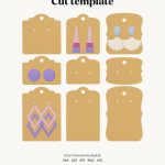 Printable Earring Card Template Free Download