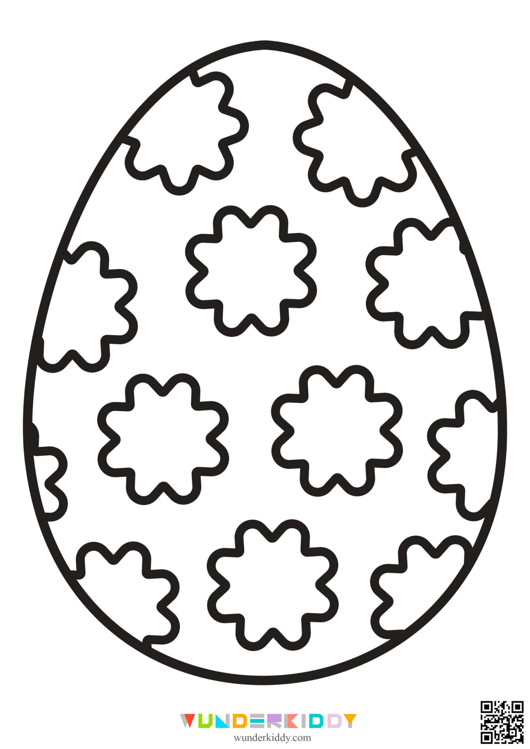 printable coloring easter eggs