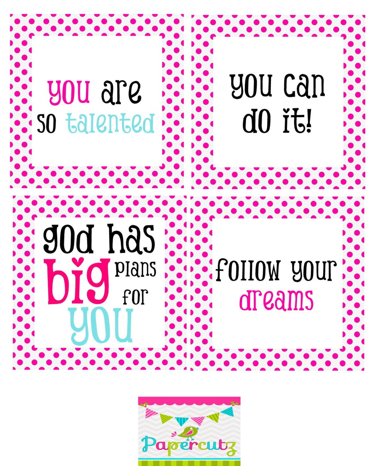 Printable Encouragement Cards