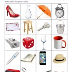 Printable Everyday Objects Cards To Cut Out Memozor