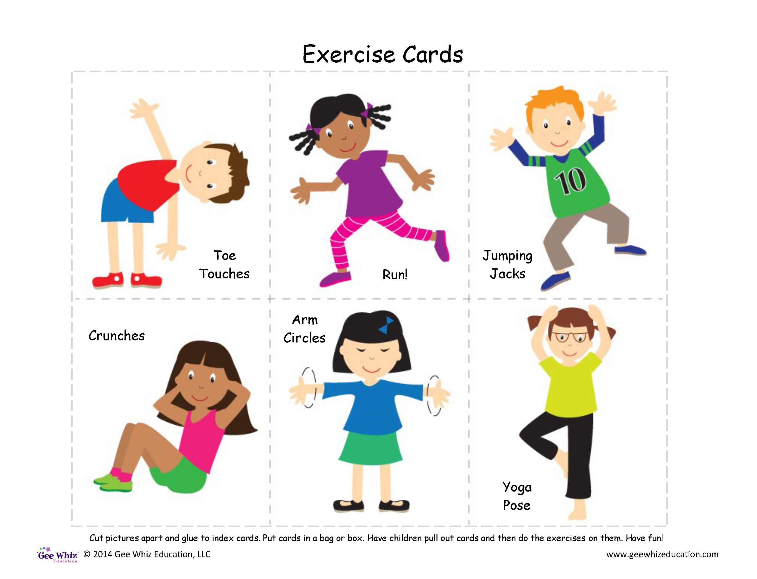 Printable Exercise Cards