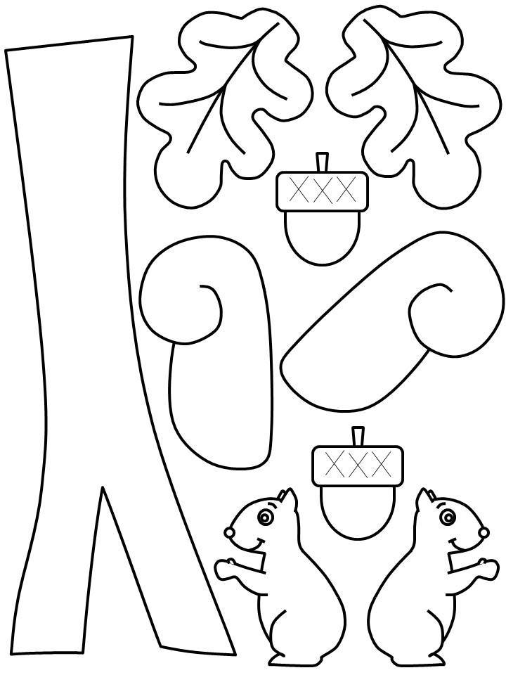 Printable Fall Crafts For Kindergarten