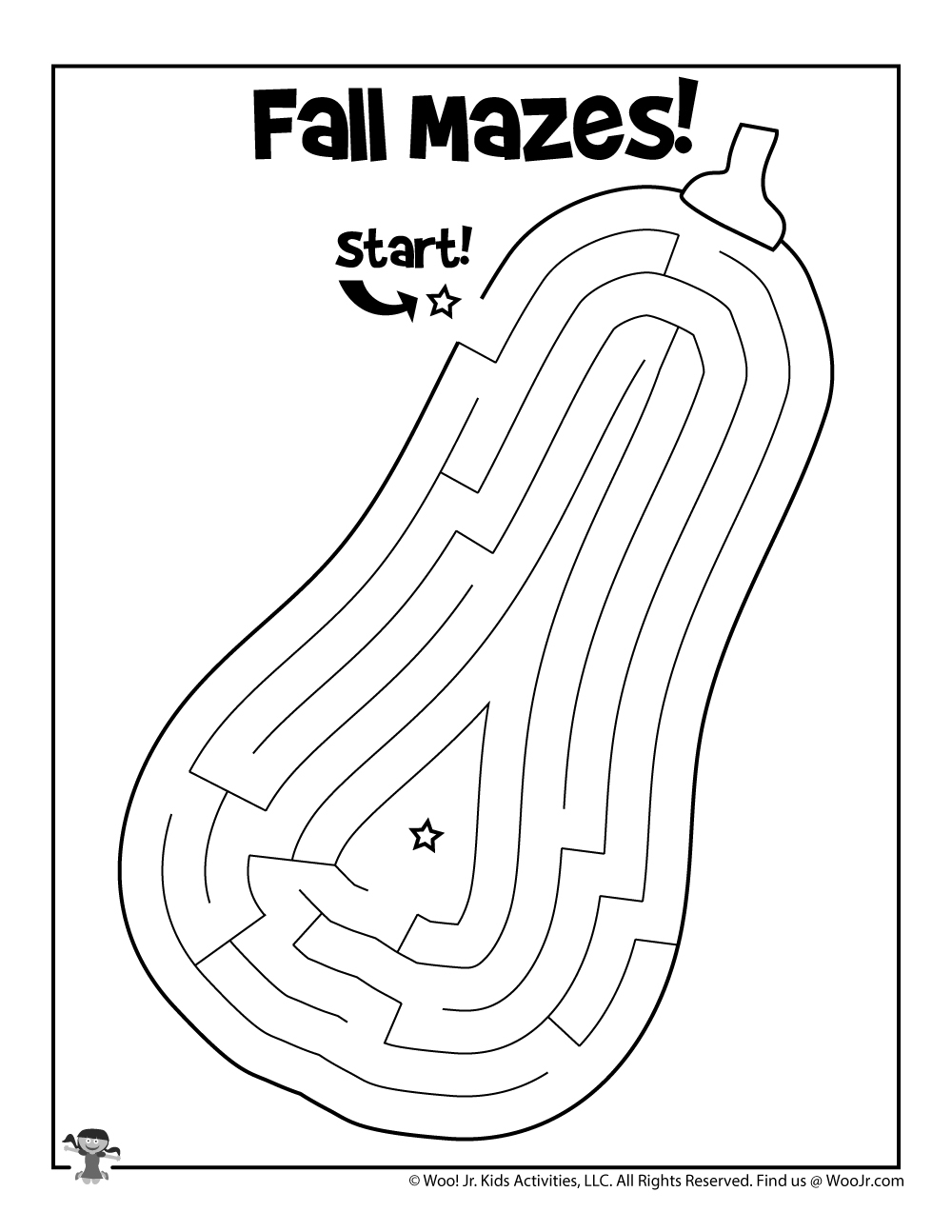 Printable Fall Mazes For Kids Woo Jr Kids Activities Children 39 s 