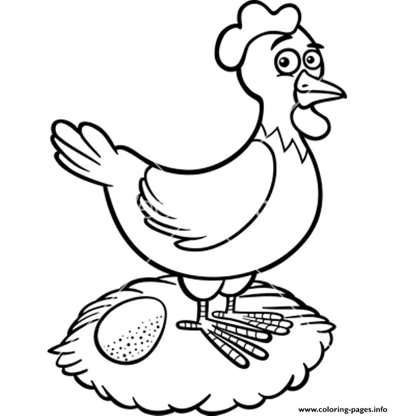 Printable Farm Animal Sf676 Coloring Page Printable