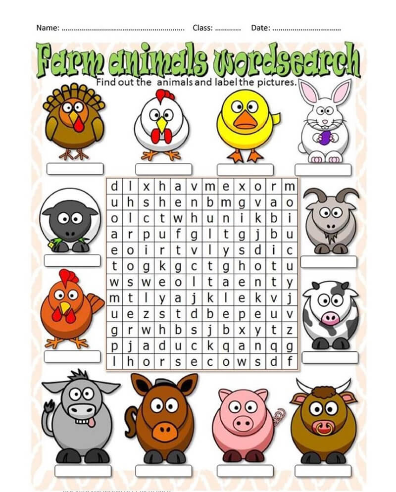 printable picture animals