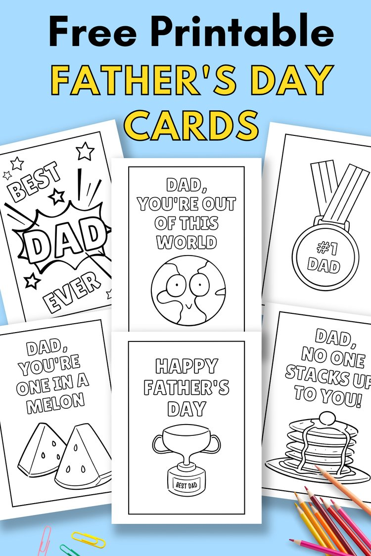 Printable Father 39 s Day Cards To Colour Gathering Beauty Free Fathers 