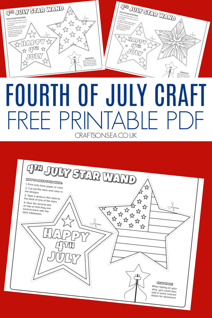 Printable Fourth Of July Crafts