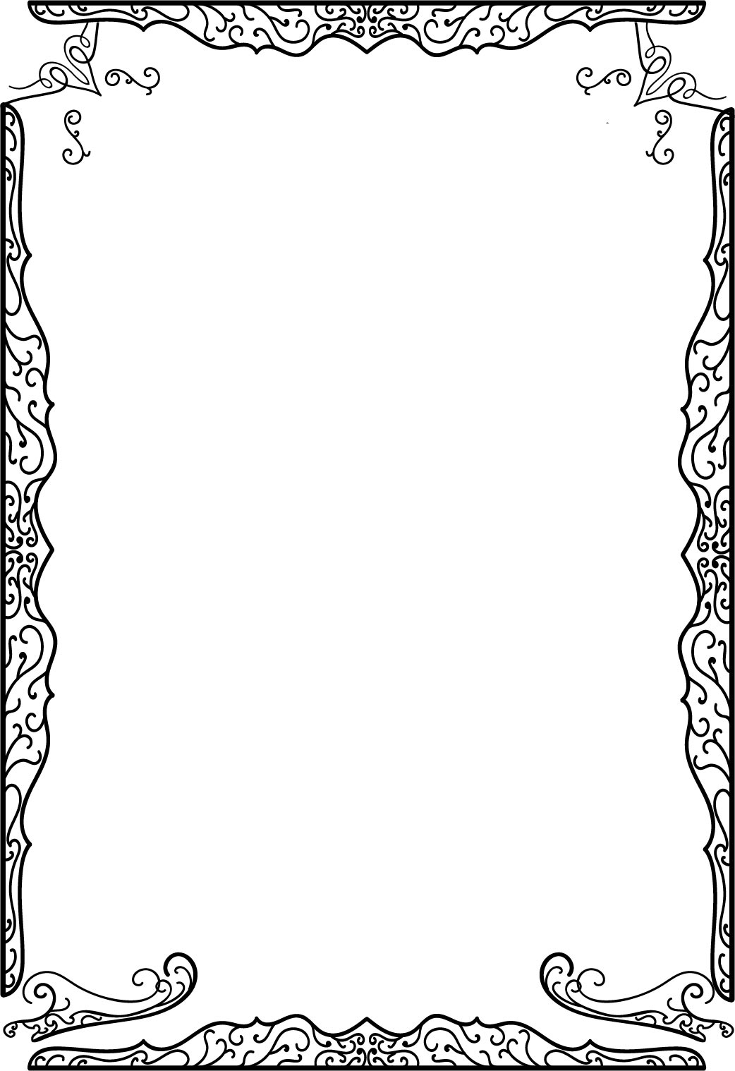 printable picture frame template