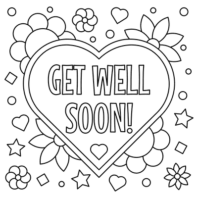 Printable Get Well Cards Worksheets Library